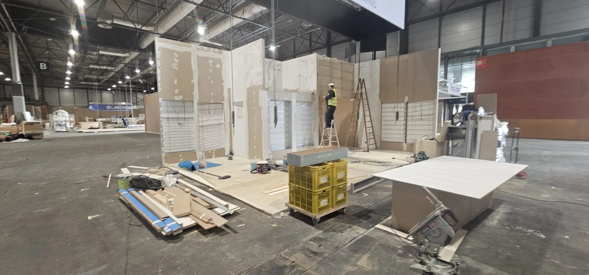 Stand de exposición modular para feria en Madrid